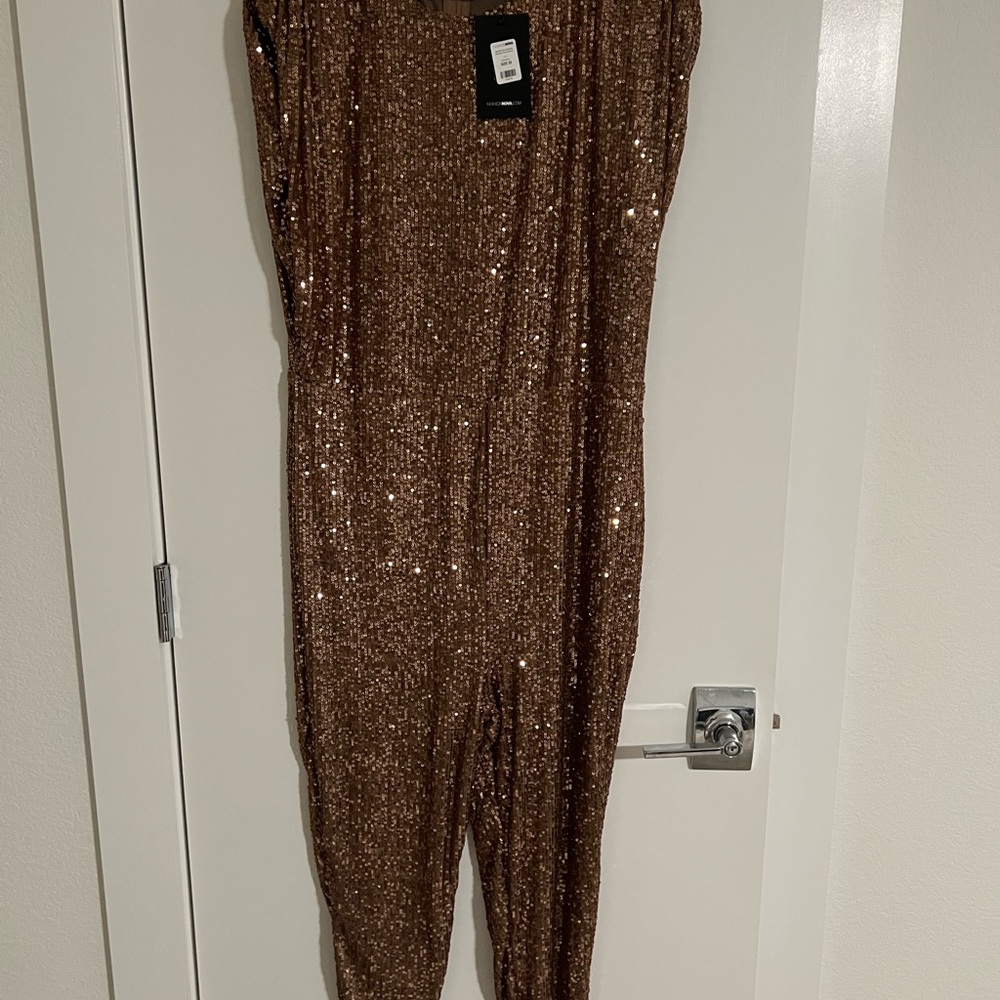Fashion Nova Brown Glamorous Jumpsuit